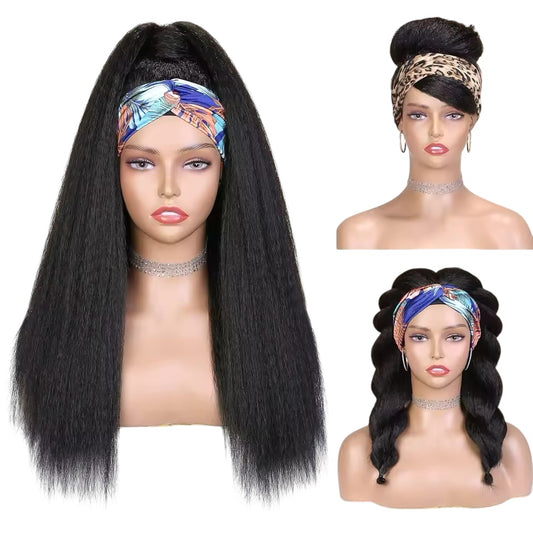 The Band Belle – Synthetic (Headband Wig)