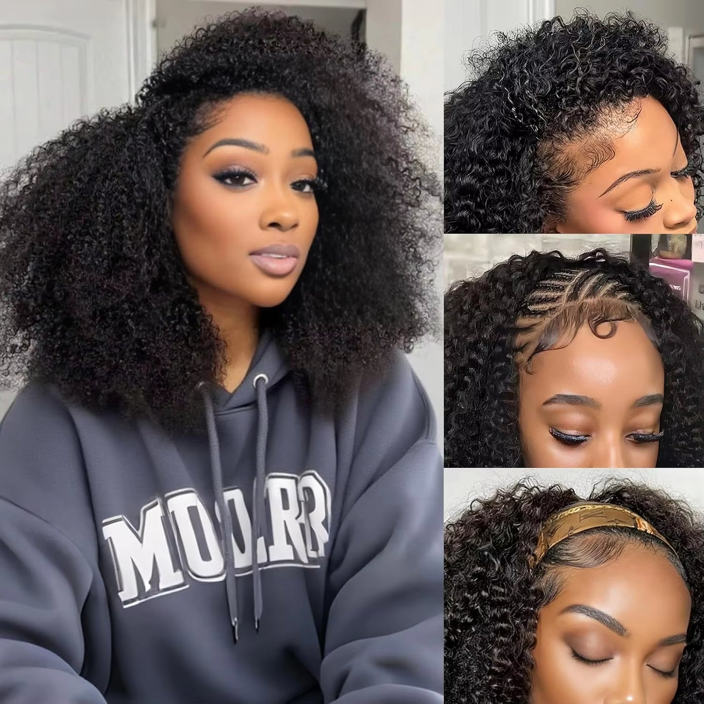 The Curl Woah - (Half Wig) Human Hair
